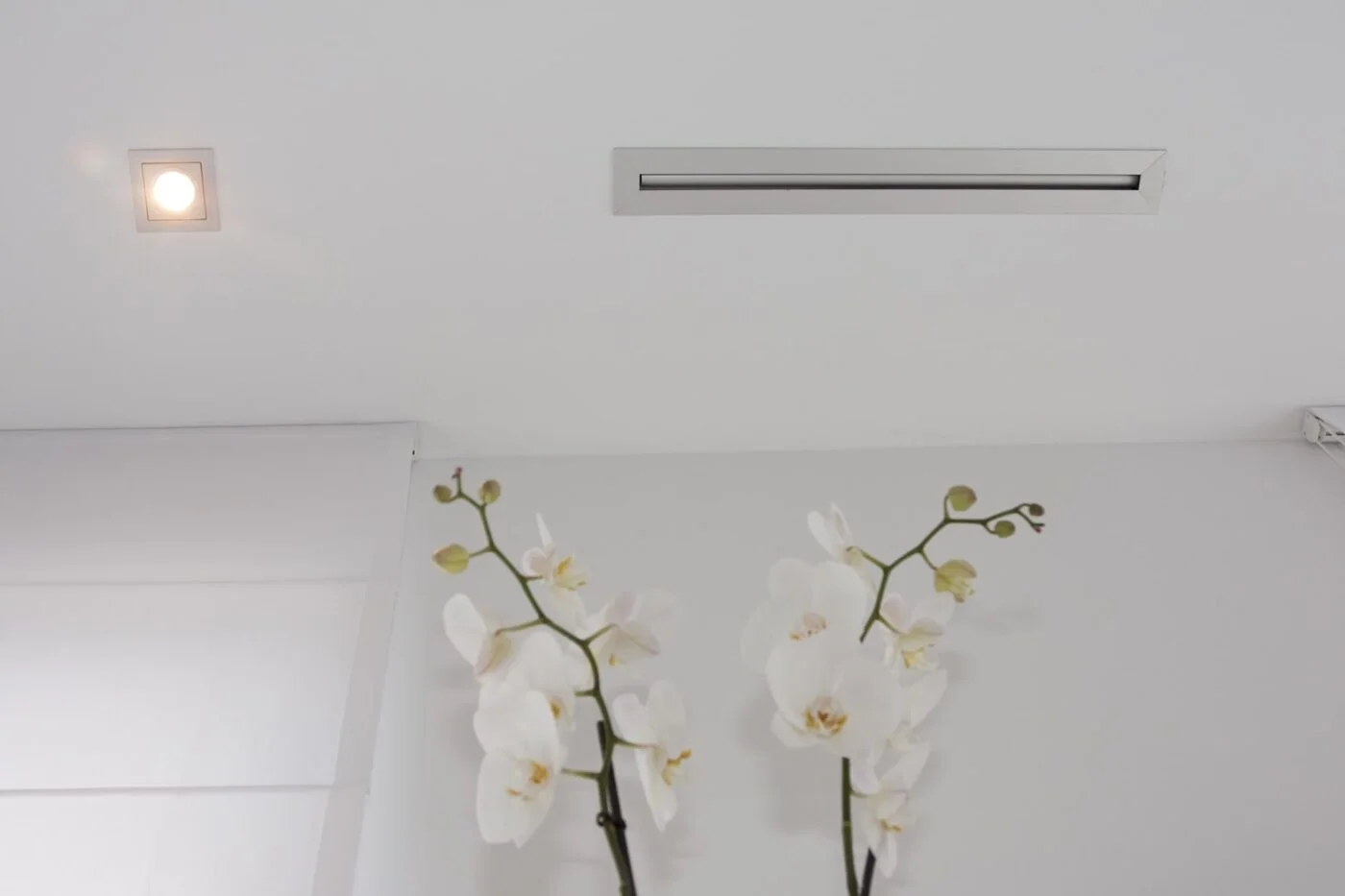 Ventilation unit and ductwork in a private house