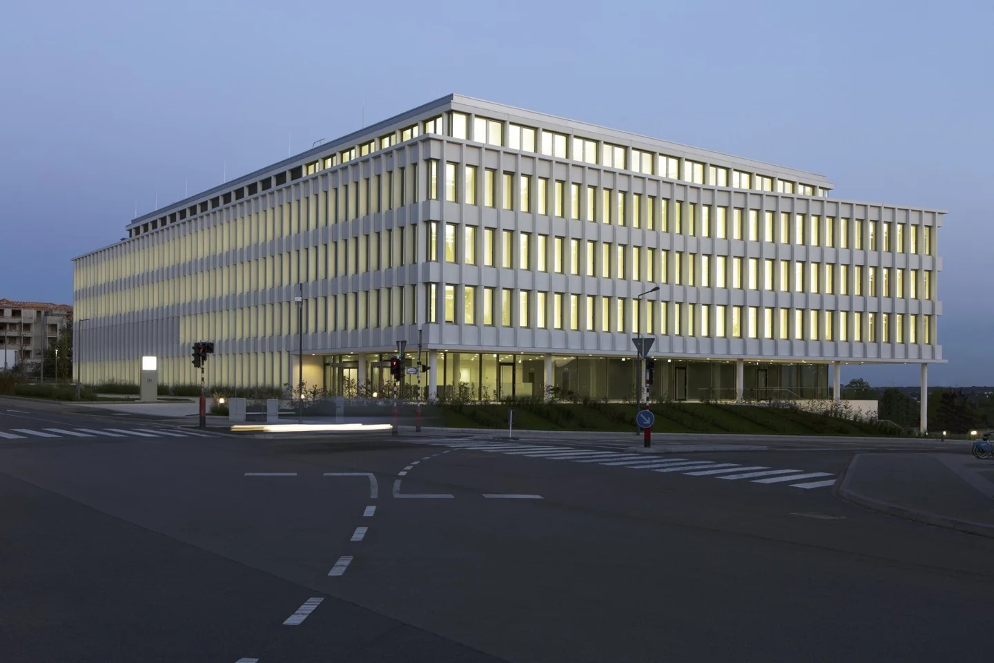 Das CSSF-Gebäude in Strassen