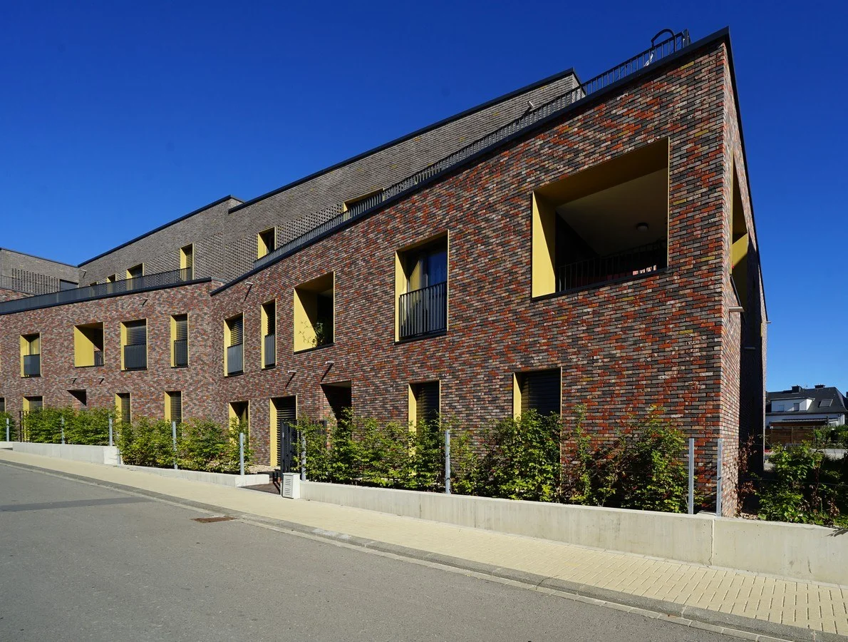Wohngebäude mit Klinkerfassade im Lotissement Edward in Berchem